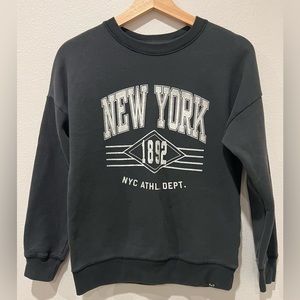 ABERCROMBIE KIDS - NEW YORK SWEATER (GREY / SIZE 11/12)